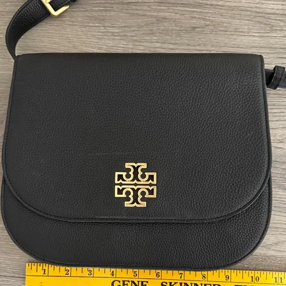 Tory Burch Black and Gold Crossbody Bag - Picture 3 of 8